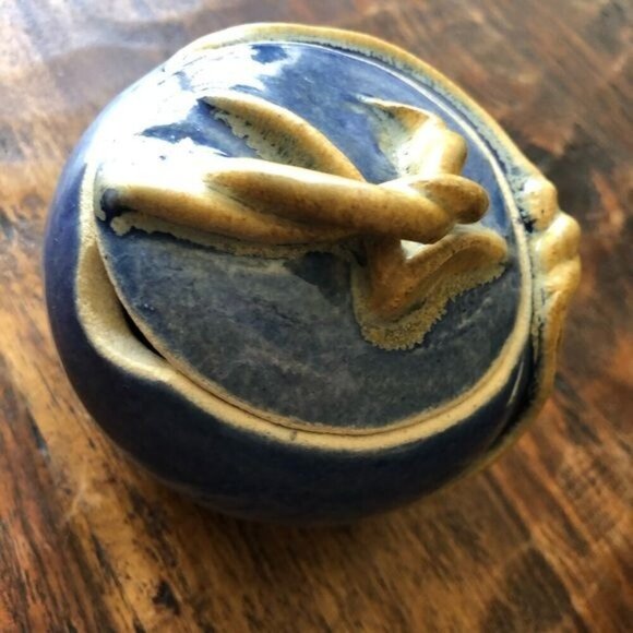 Handcrafted  Studio Art Pottery Cream & Sugar With Tray - Picture 7 of 14